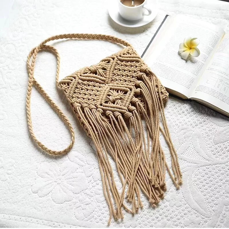 Tassel Crossbody Shoulder Bag