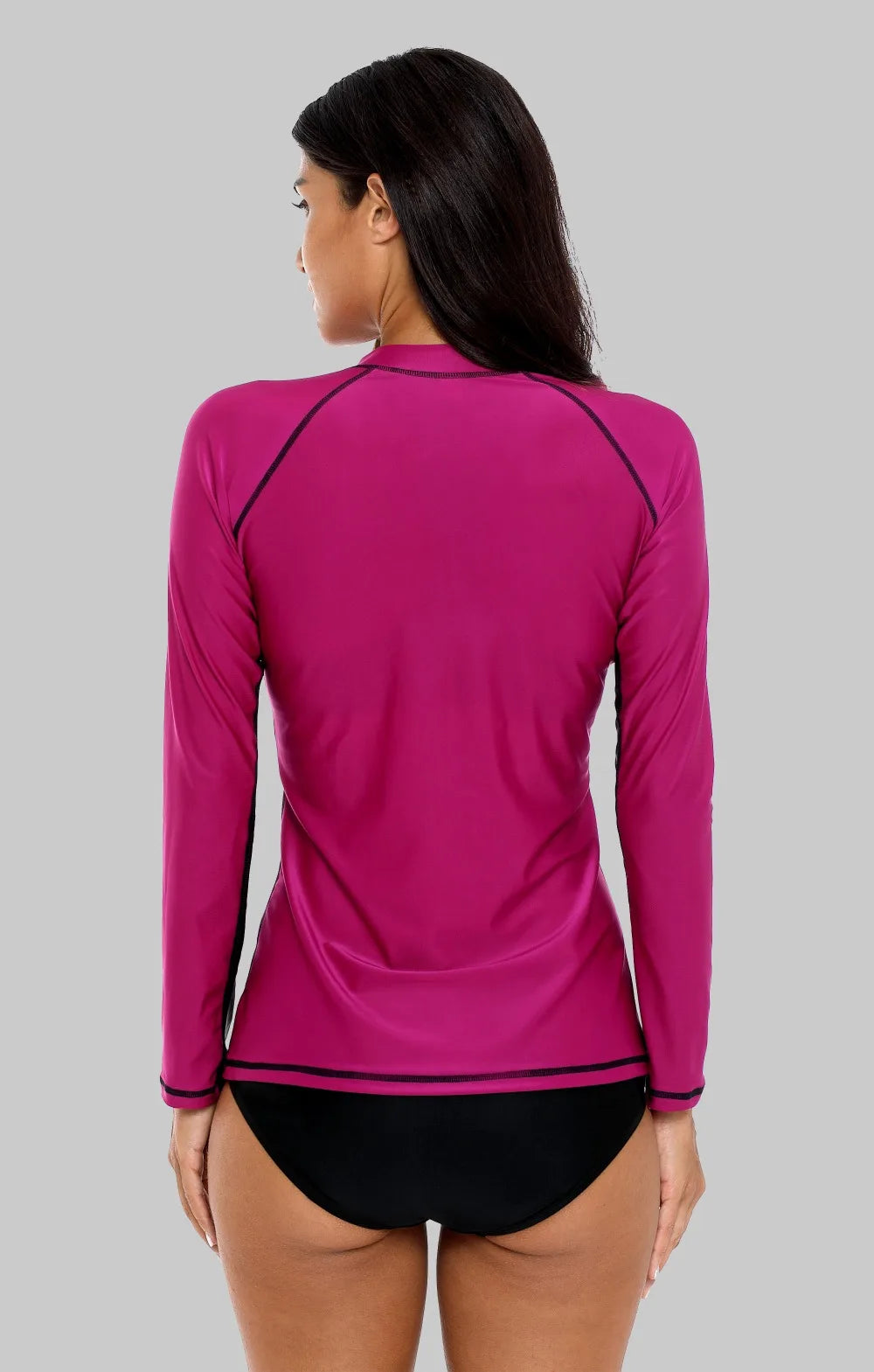 Long Sleeve Zipper Rashguard