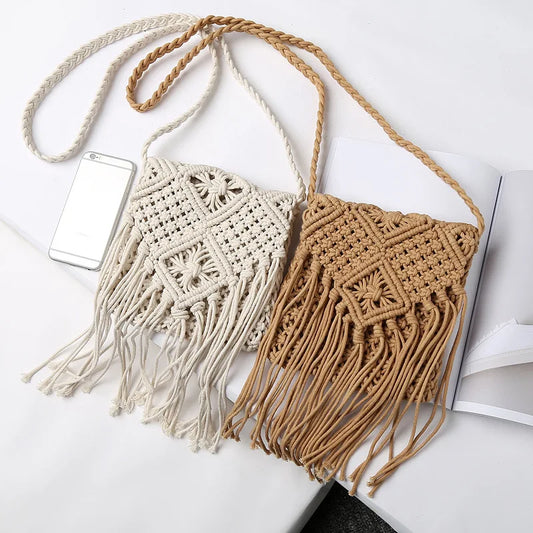 Tassel Crossbody Shoulder Bag